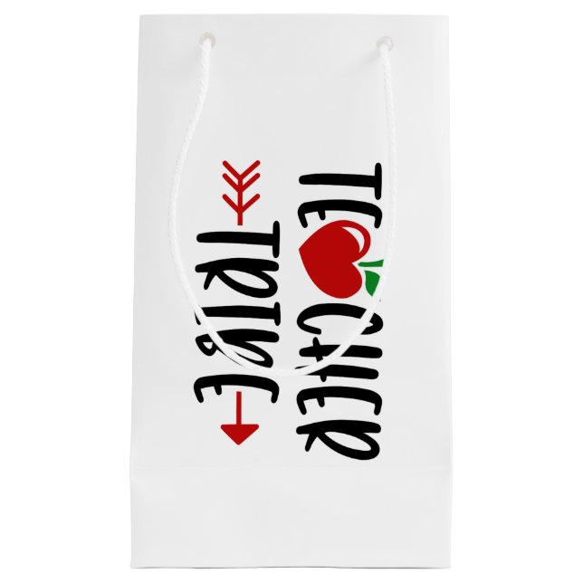 Bolsa De Regalo Pequeña Tribu del profesor (Anverso)