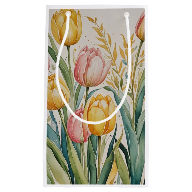 Bolsa De Regalo Pequeña Tulip Reverie (Anverso)