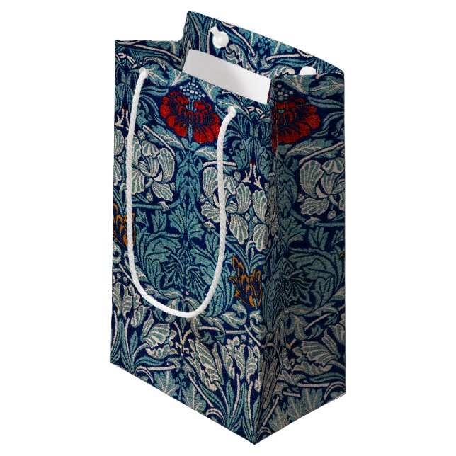 Bolsa De Regalo Pequeña Tulip y Rosa, William Morris (Angulo Anverso)