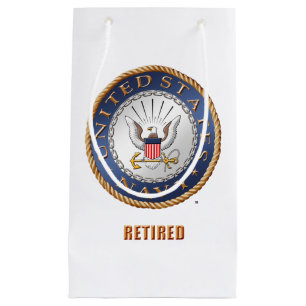 Bolsa De Regalo Pequeña U.S. Bolso jubilado marina de guerra del regalo