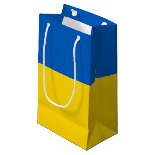 Bolsa De Regalo Pequeña Ucrania bandera