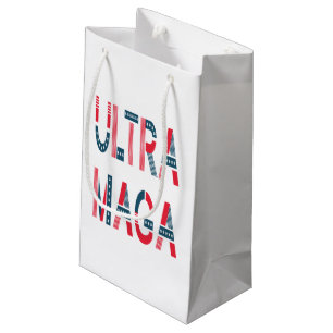 Bolsa De Regalo Pequeña Ultra MAGA Trump Patriótico Republicano Conservado