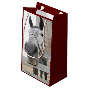Bolsa De Regalo Pequeña Un lindo acercamiento a los caballos