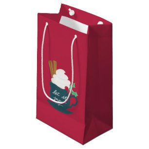 Bolsa De Regalo Pequeña Una copa de Let It Snow