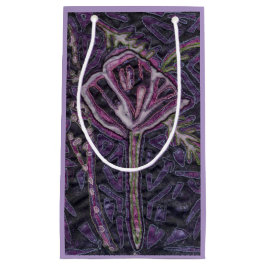 Bolsa De Regalo Pequeña Una flor morada