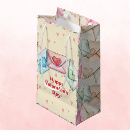 Bolsa De Regalo Pequeña Valentine Envelope and Hearts