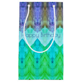 Bolsa De Regalo Pequeña Verde Púrpura Y Verde azulado