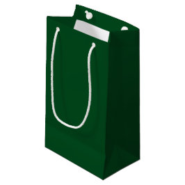 Bolsa De Regalo Pequeña Verde rico (sólido)