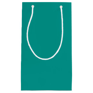 Bolsa De Regalo Pequeña Verde Teal Sólido