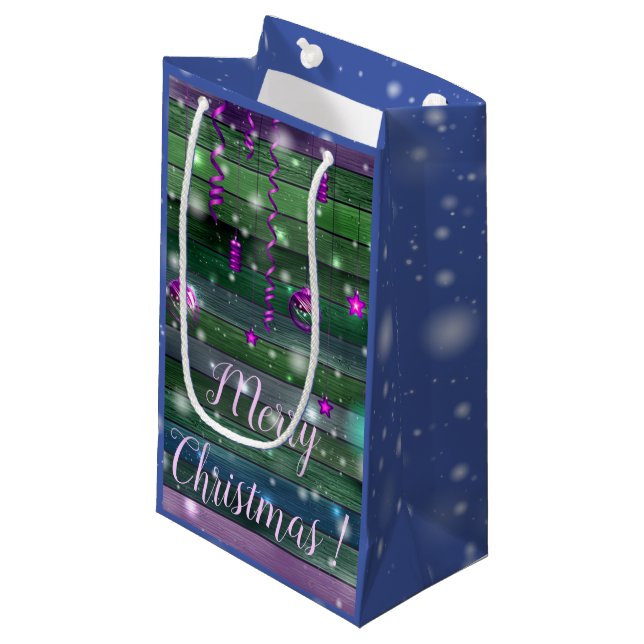 Bolsa De Regalo Pequeña Verde vintage (Angulo Anverso)