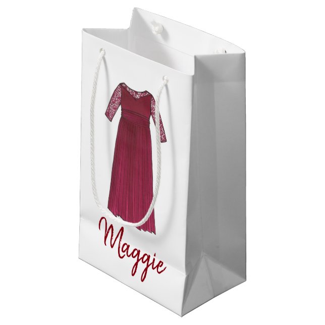 Bolsa De Regalo Pequeña Vestido vestido de la fiesta nupcial de la madre d (Angulo Anverso)