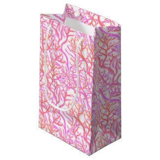 Bolsa De Regalo Pequeña Vibrante arrecife de coral rosa