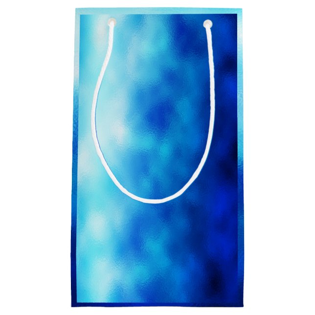 Bolsa De Regalo Pequeña Vidrio azul (Anverso)