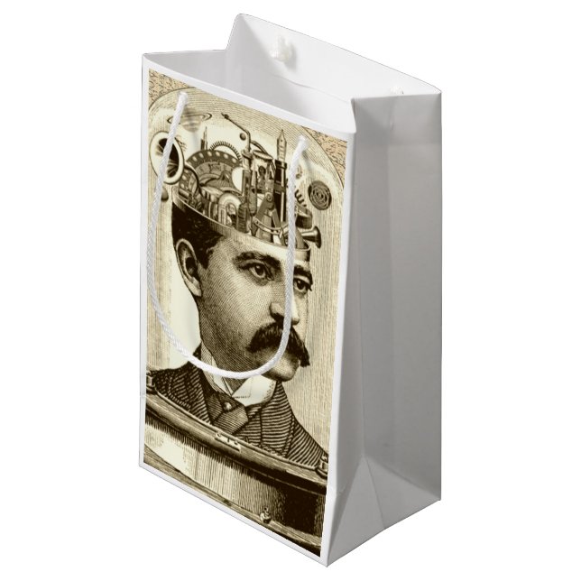 Bolsa De Regalo Pequeña Vintage de STEAMPUNK (Angulo Anverso)