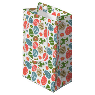 Bolsa De Regalo Pequeña Vintage Happy Easter Blooms