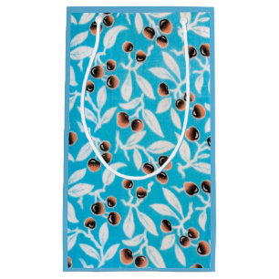 Bolsa De Regalo Pequeña Vintage Japonés Textil, Patrón de Nueces