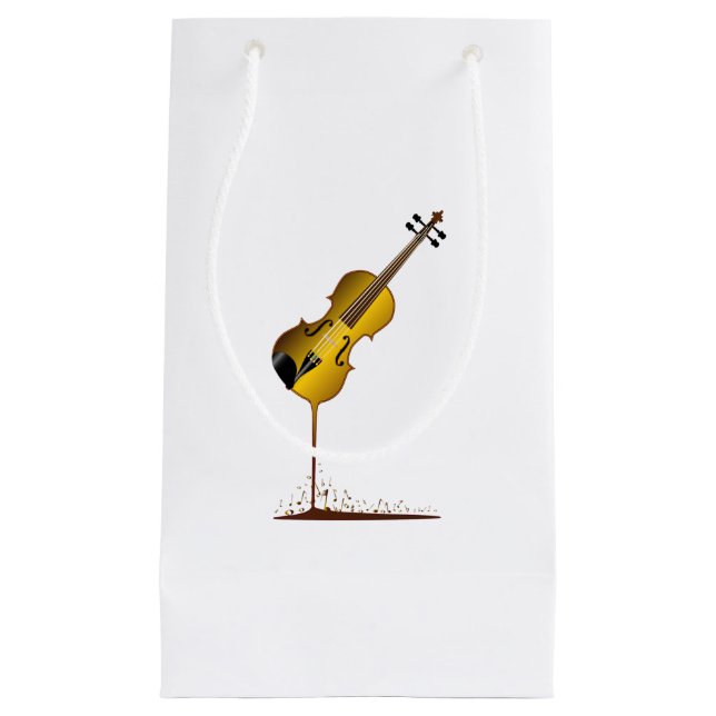 Bolsa De Regalo Pequeña Violin líquido (Anverso)