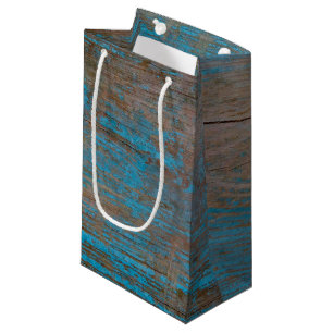 Bolsa De Regalo Pequeña Visión de la madera meteorológica