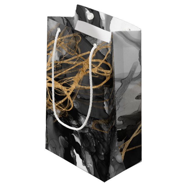 Bolsa De Regalo Pequeña Vortex dorado I (Angulo Anverso)