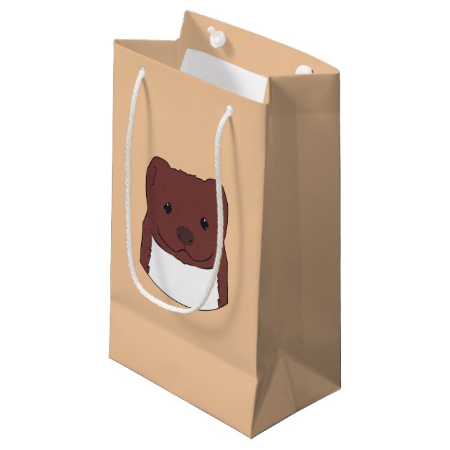 Bolsa De Regalo Pequeña Weasel Face (Angulo Anverso)