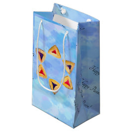 Bolsa De Regalo Pequeña Whimsical Hamantaschen Happy Purim Gift Bag