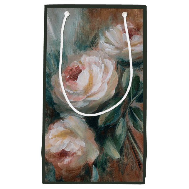 Bolsa De Regalo Pequeña White Roses (Anverso)