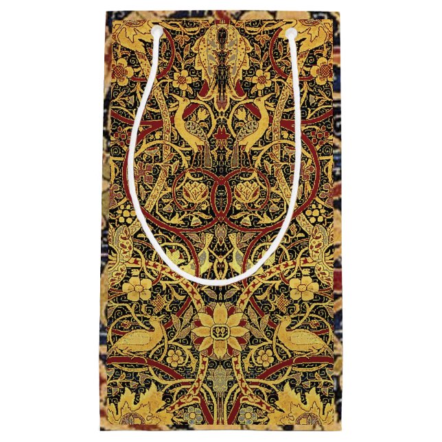 Bolsa De Regalo Pequeña William Morris Bullerswood Faux Tapestry (Anverso)
