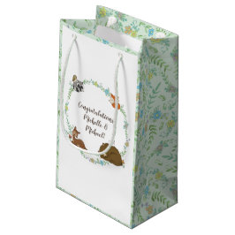 Bolsa De Regalo Pequeña Woodland Animal Baby Shower