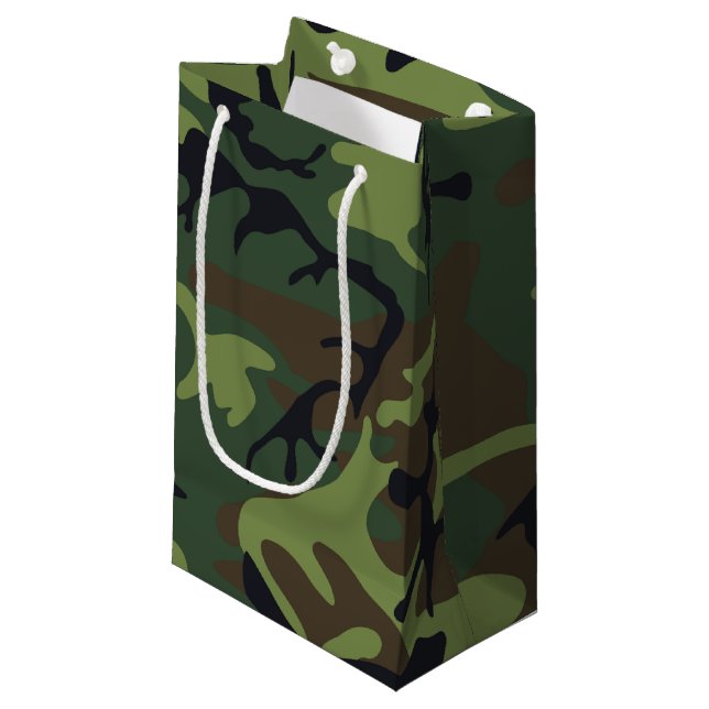 Bolsa De Regalo Pequeña Woodland Camo (Angulo Anverso)