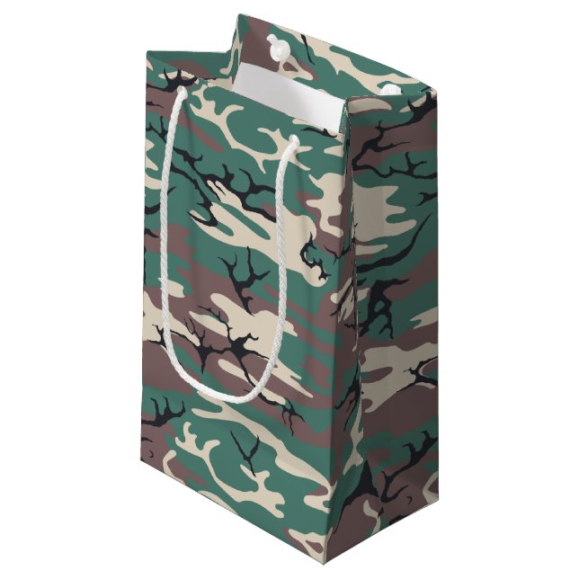 Bolsa De Regalo Pequeña Woodland Camo (Angulo Anverso)