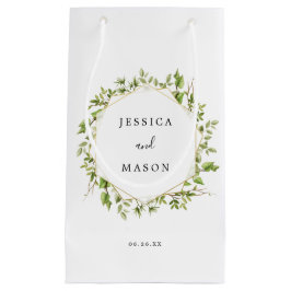 Bolsa De Regalo Pequeña Woodland Greenery Hotel Boda Gift Bag