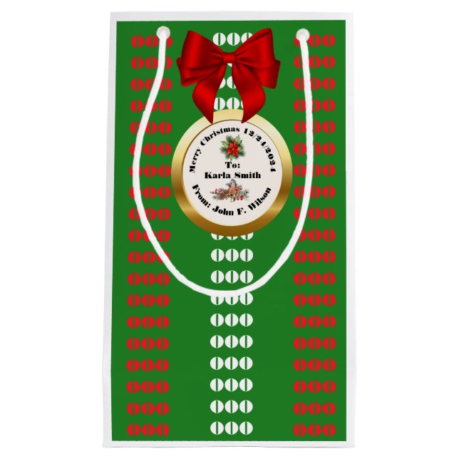 BOLSA DE REGALO PEQUEÑA XMAS GIFT BAG (Anverso)