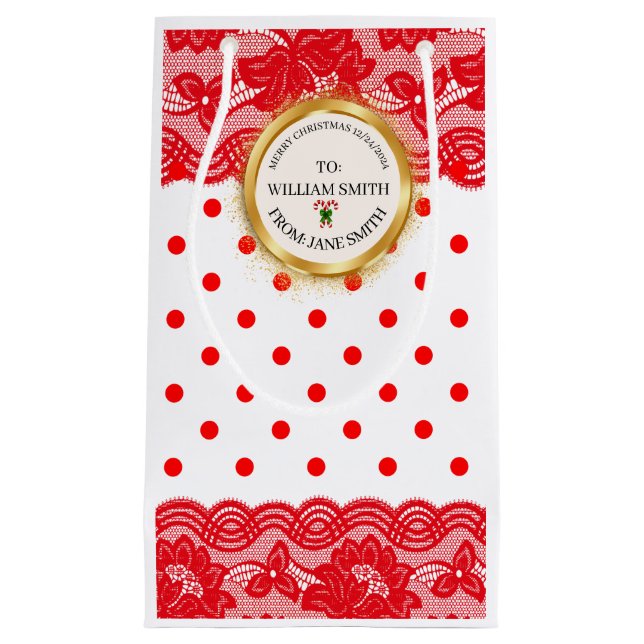 BOLSA DE REGALO PEQUEÑA XMAS GIFT BAG (Anverso)