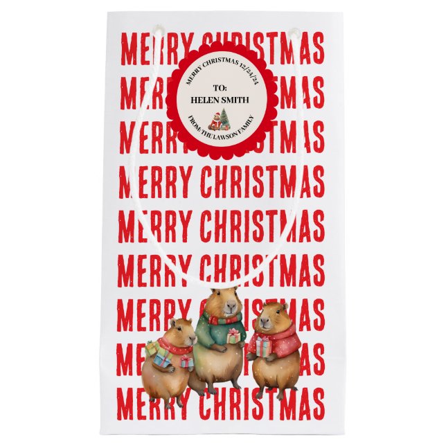 BOLSA DE REGALO PEQUEÑA XMAS GIFT BAG (Anverso)