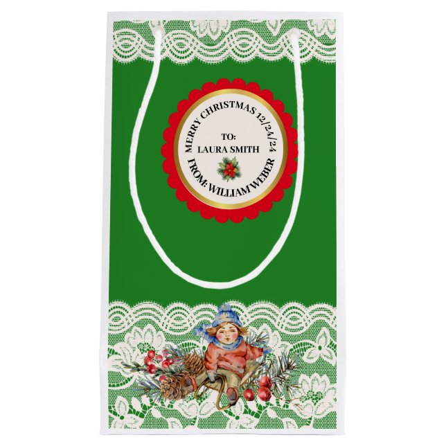 BOLSA DE REGALO PEQUEÑA XMAS GIFT BAG (Anverso)