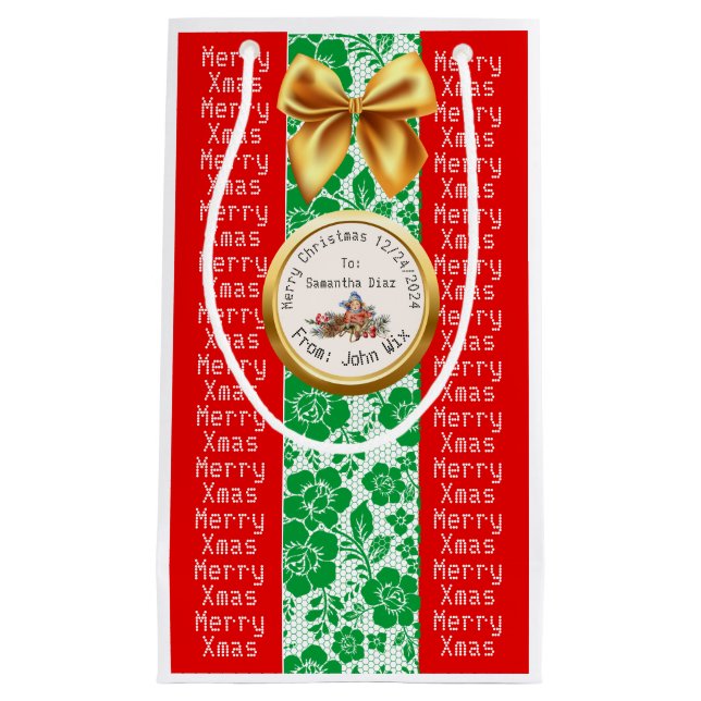 BOLSA DE REGALO PEQUEÑA XMAS GIFT BAG (Anverso)