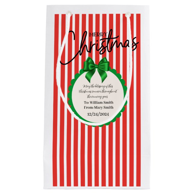 BOLSA DE REGALO PEQUEÑA XMAS GIFT BAG (Anverso)