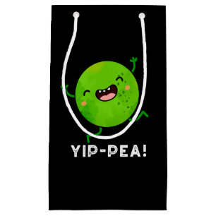 Bolsa De Regalo Pequeña Yip-pea Happy Pea Pun Dark BG