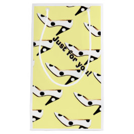 Bolsa De Regalo Pequeña Zapato de tacón alto amarillo