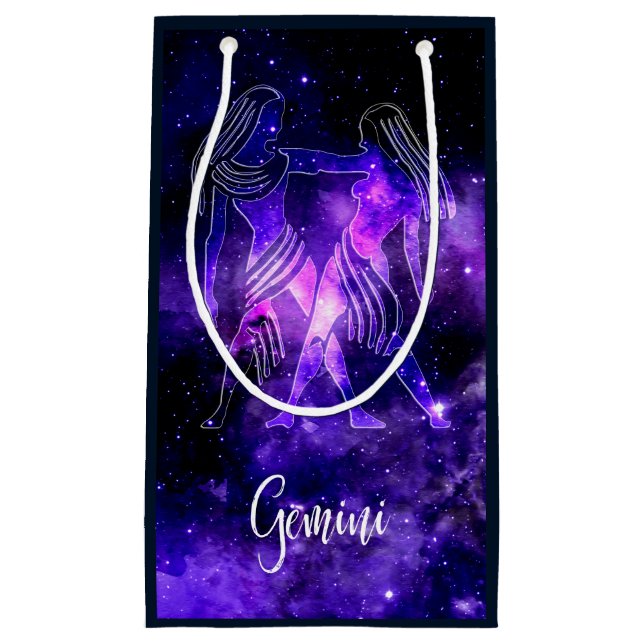 Bolsa De Regalo Pequeña Zodiac : Gemini (Anverso)