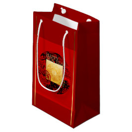 Bolsa De Regalo Pequeña Zodiac Yin Yang Bamboo Chino Año de Rata 2020 SGB