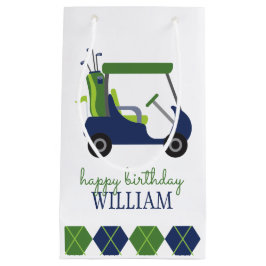 Bolsa de regalo personalizada de carrito de golf n