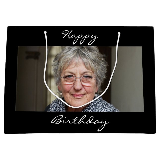 Bolsa de regalo personalizada de siete fotos (Anverso)