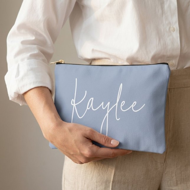 Bolsa de regalo personalizada para la fiesta de bo (personalized name makeup pouch, bridesmaid gift makeup pouch, bachelorette party pouch gift,)