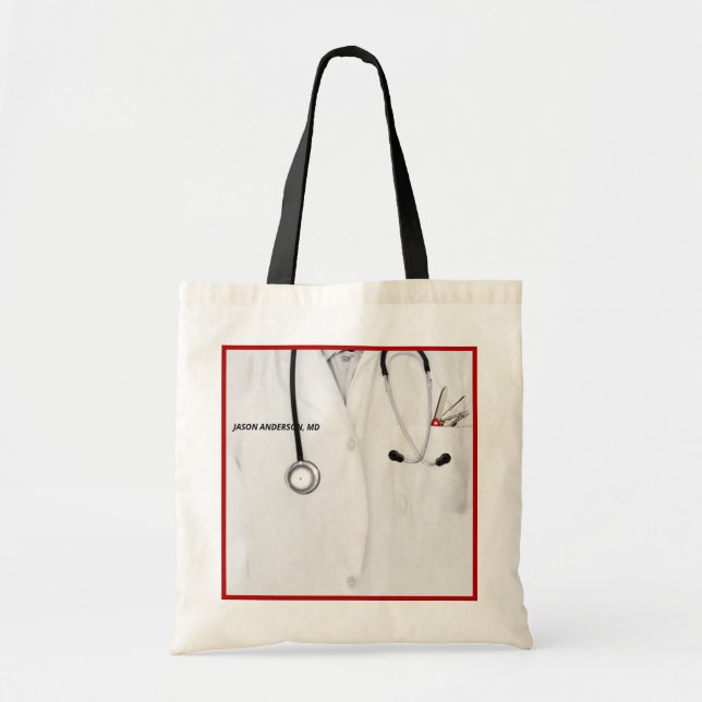 Bolsa de regalo personalizada para médico (Frente)