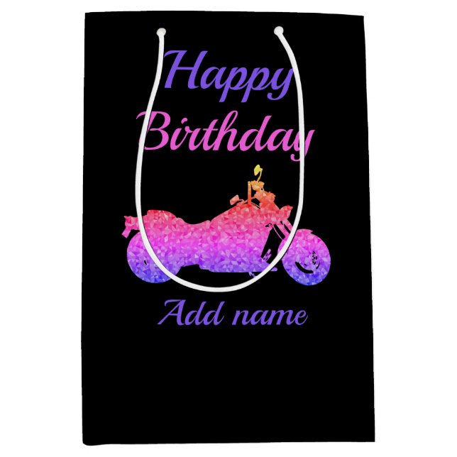 Bolsa de regalo personalizada para motocicletas/mo (Anverso)