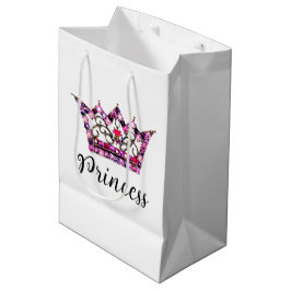 Bolsa de regalo "Princesa" Tiara media