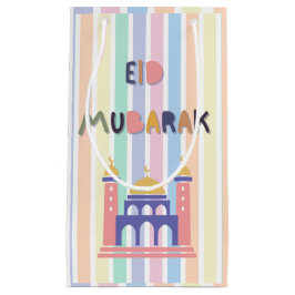Bolsa de regalo Rainbow Pastel Eid Mubarak Eid