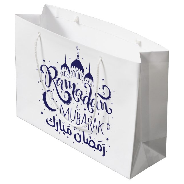 Bolsa de regalo Ramadan Mubarak (Angulo reverso)