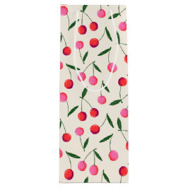 Bolsa de Regalo Retro Berry Cherry Pink and Red Bi